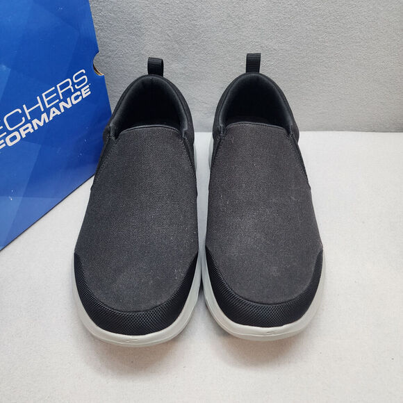 Skechers Go Walk Evolution Ultra Ramble Men's Black Slip‎ On Sneakers size 9.5 - Picture 3 of 7